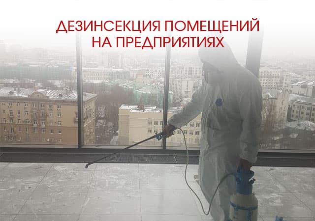 Дезинсекция помещений на предприятиях в Жуковском